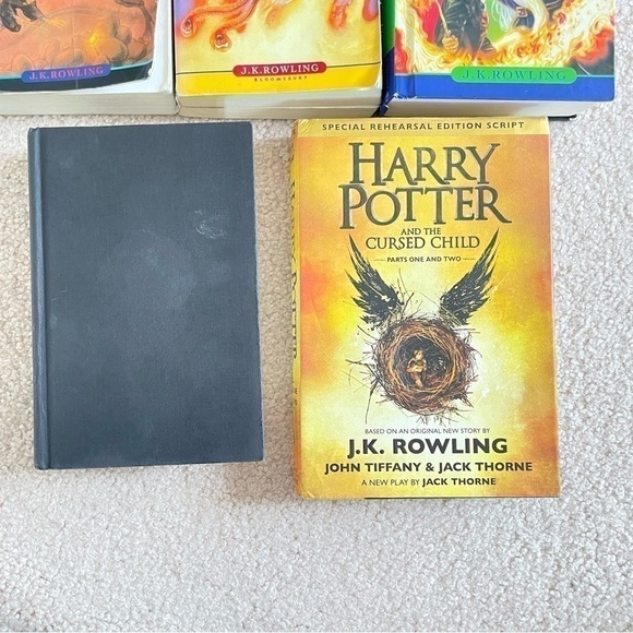 Harry Potter Book Series Set 1-8, 4 Hard Cover, 4 Paperback (1-7 no Dust Jacket) - Picture 2 of 16